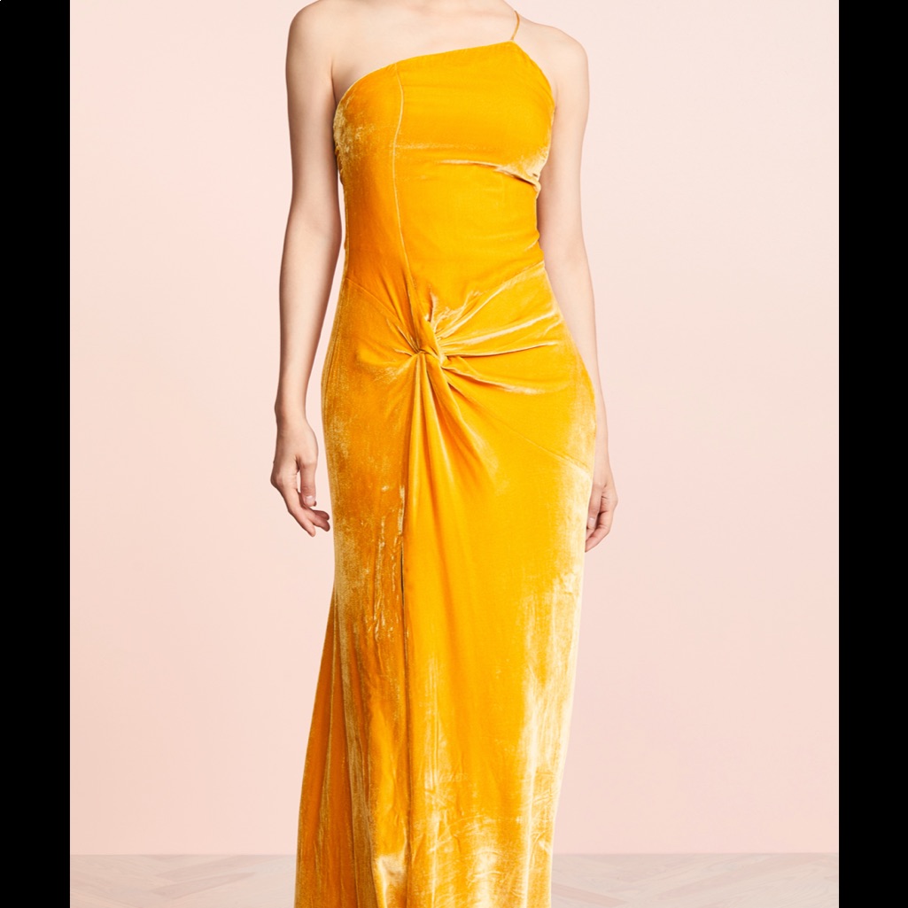Cinq A Sept Yellow Liza Dress